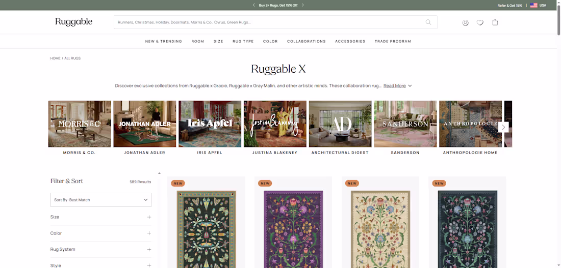 Cover image for Ruggable is an e-commerce brand