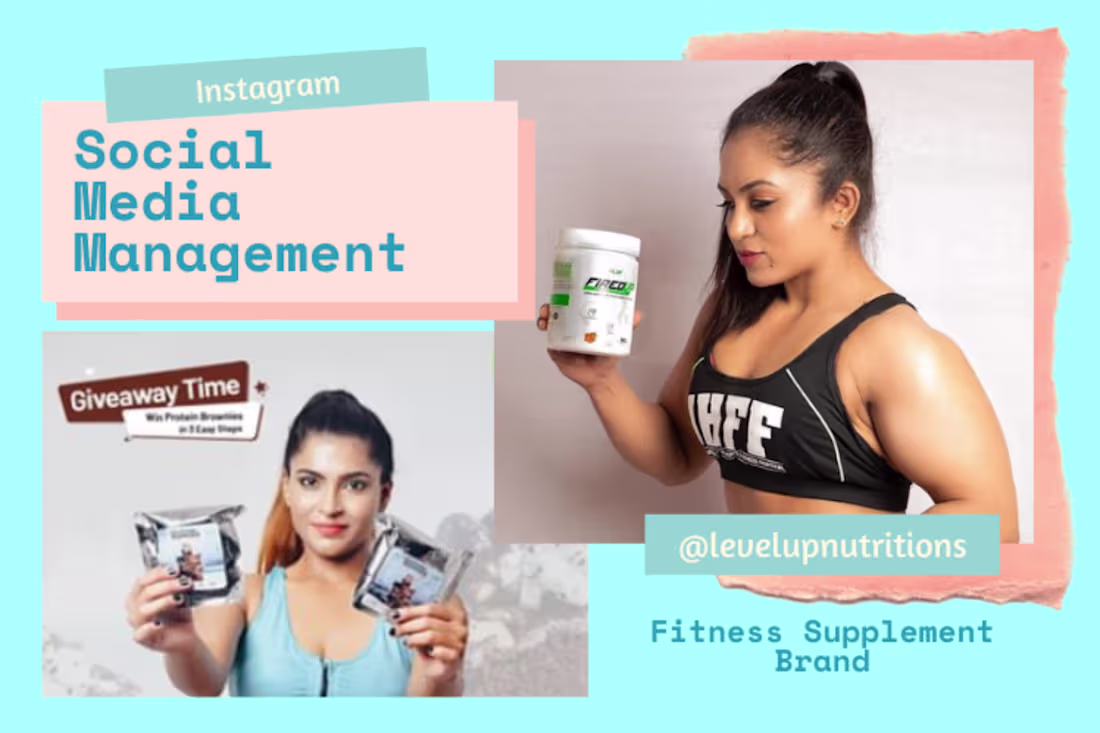 Cover image for SOCIAL MEDIA MANAGEMENT - FITNESS SUPPLEMENT BRAND