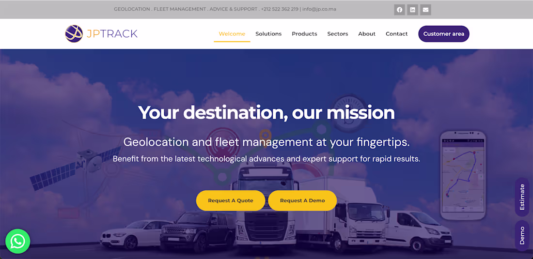 Cover image for JP TRACK Fleet Management Application Development
