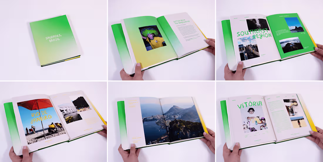 Cover image for Saudades, Brasil.