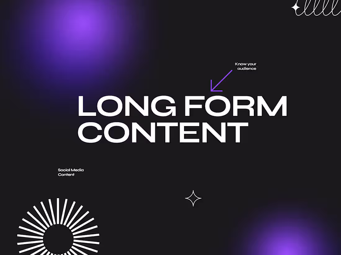 Cover image for Long Form Content