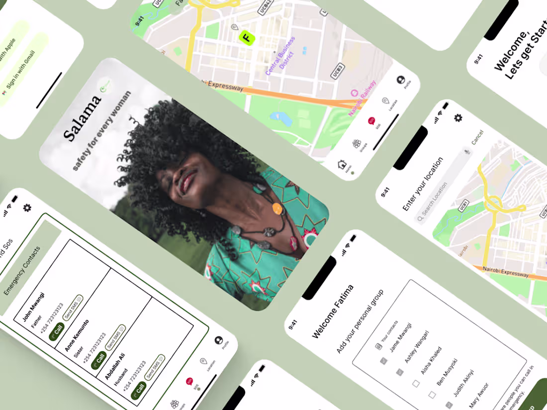 Cover image for Salama Safety App