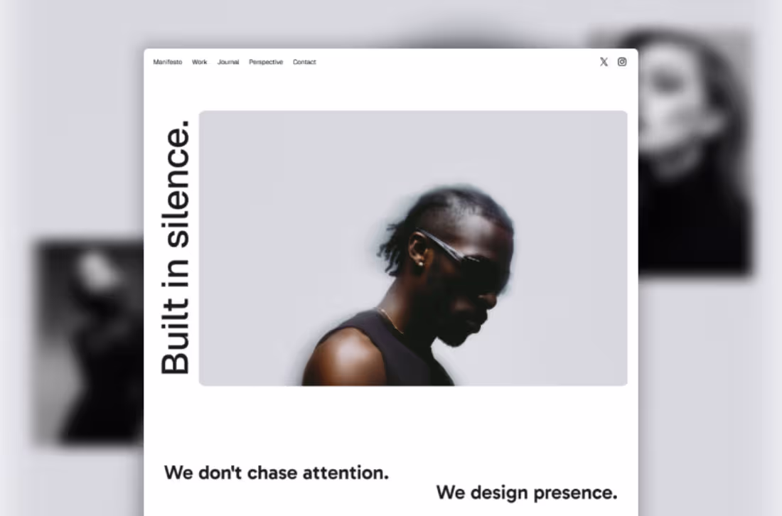 Cover image for I designed Noirva as a quiet, intentional digital presence b...