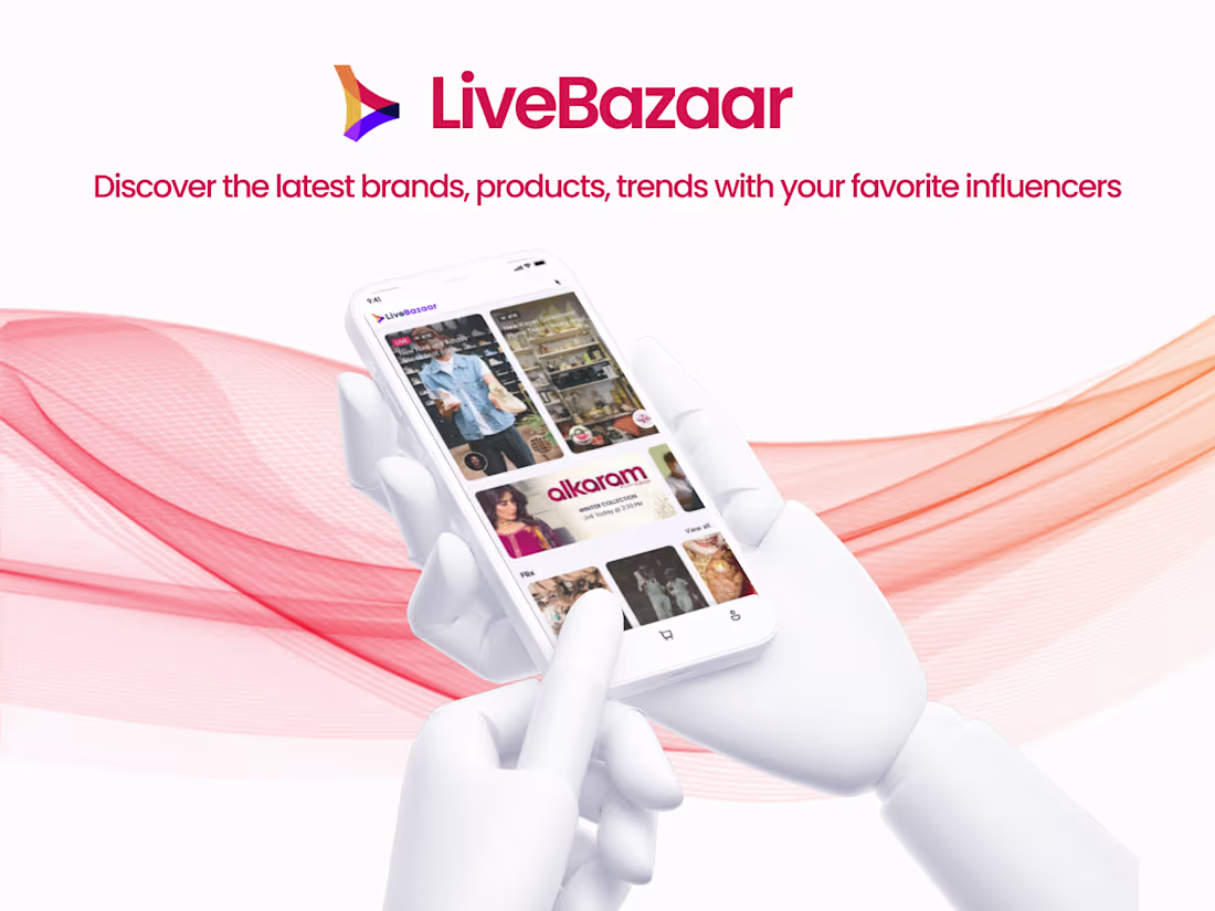 Cover image for LiveBazaar App - Live Commerce Platform