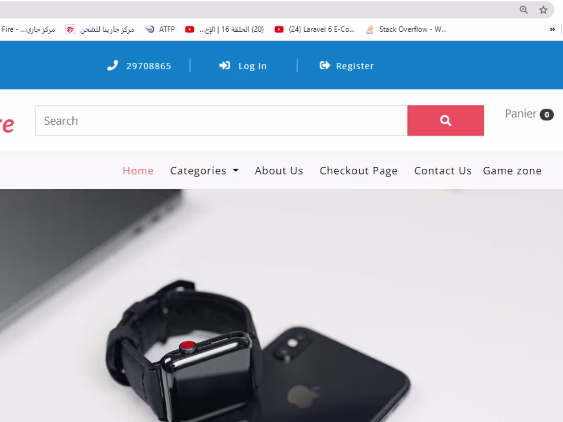 Cover image for GitHub - Rabiezouita11/laravel-ecommerce: site web e-commerce
