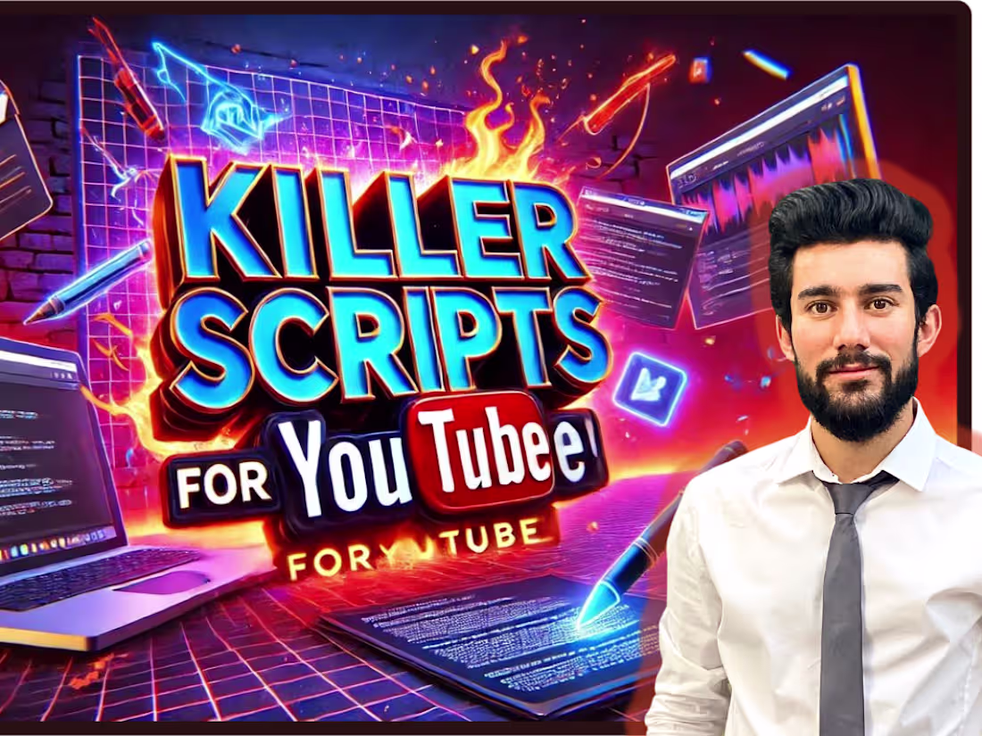 Cover image for Script writing for youtube