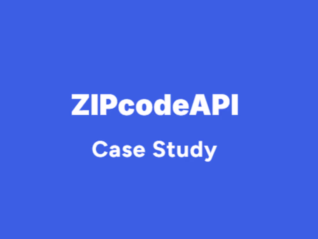 Cover image for ZipcodeAPI Website Redesign