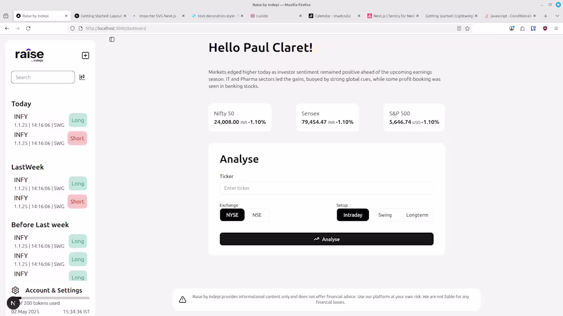 Cover image for AI-Driven Financial Data Analysis Platform for Indepi