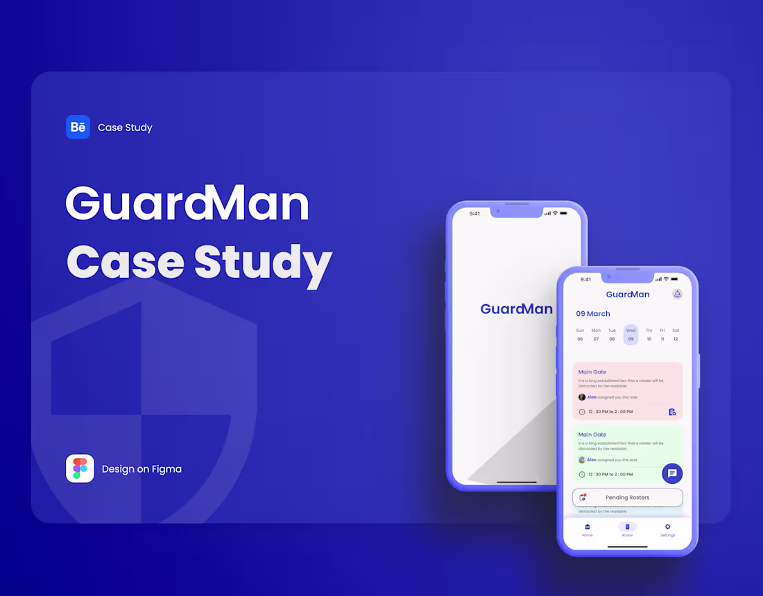 Cover image for Case Study - GuardMan Mobile Application - Full Project