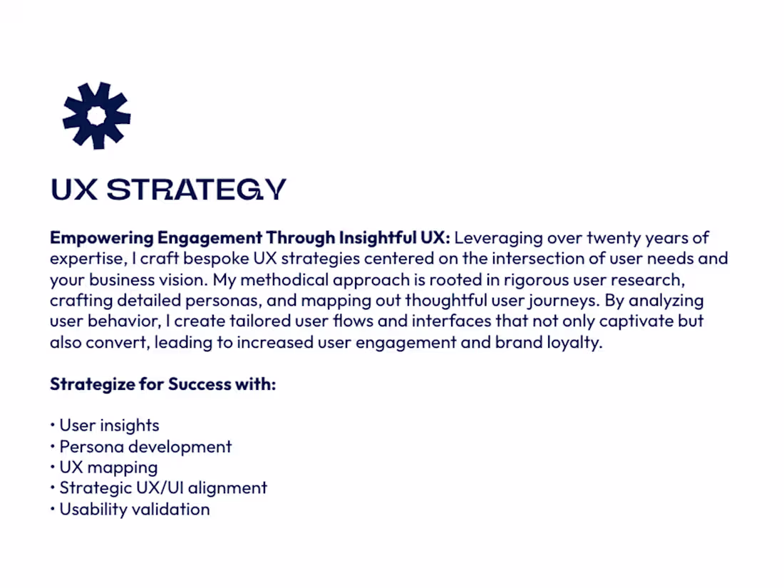 Cover image for UX Strategy