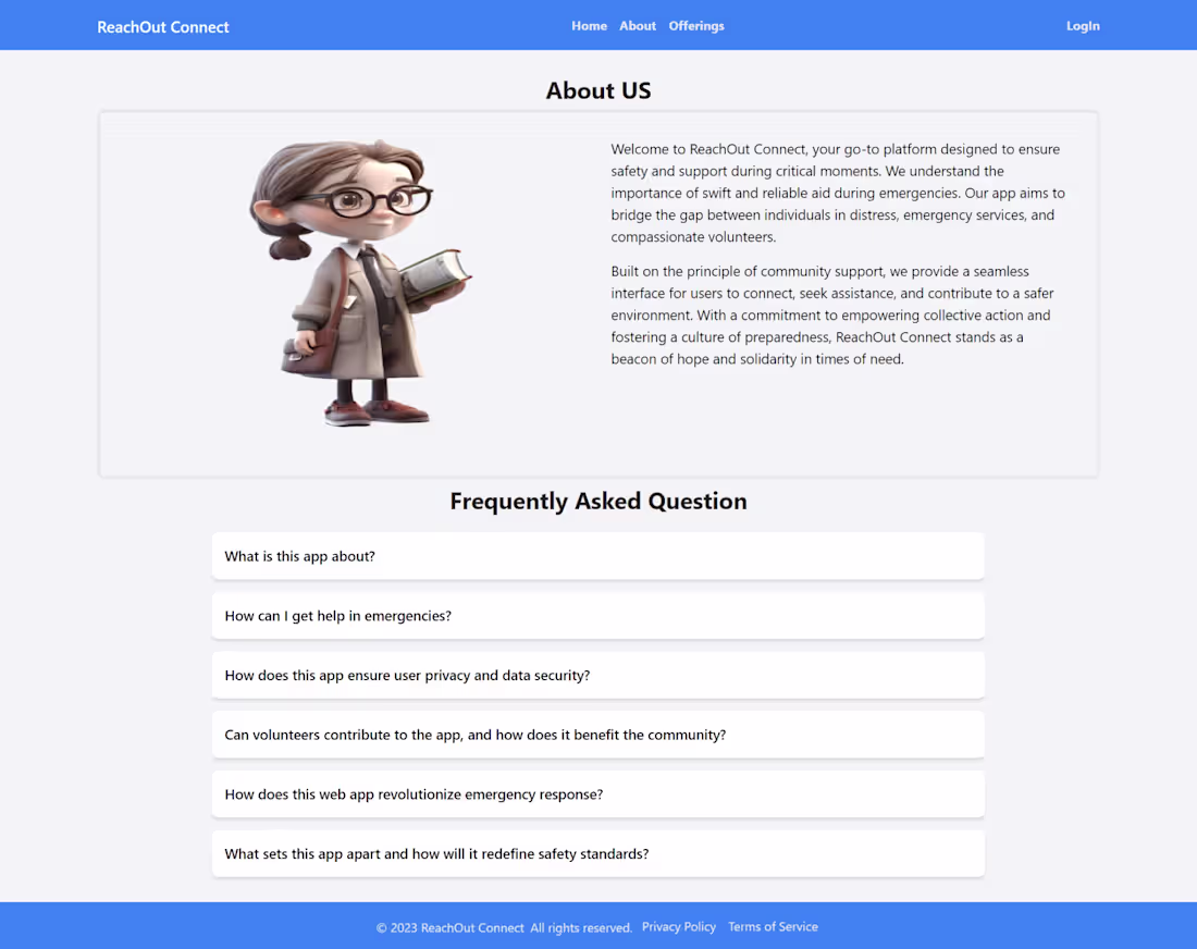 Cover image for vaibhavvatsbhartiya/ReachOut_Connect_Frontend