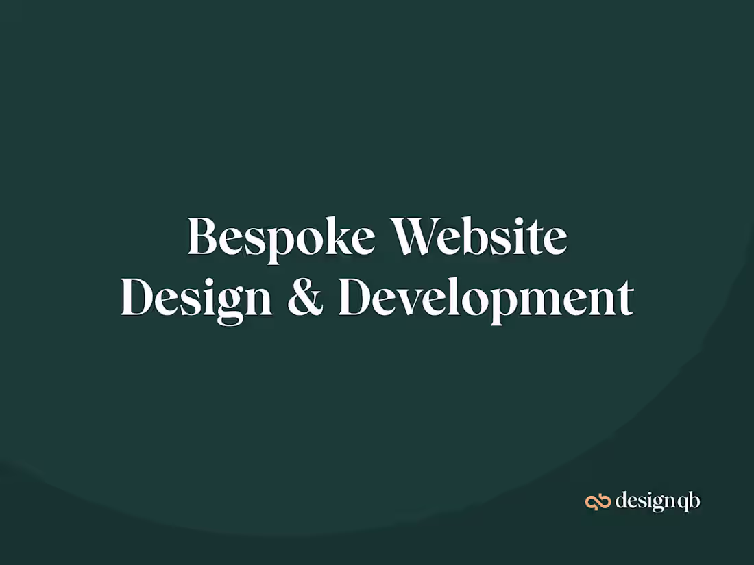 Cover image for Bespoke Website Design & Development