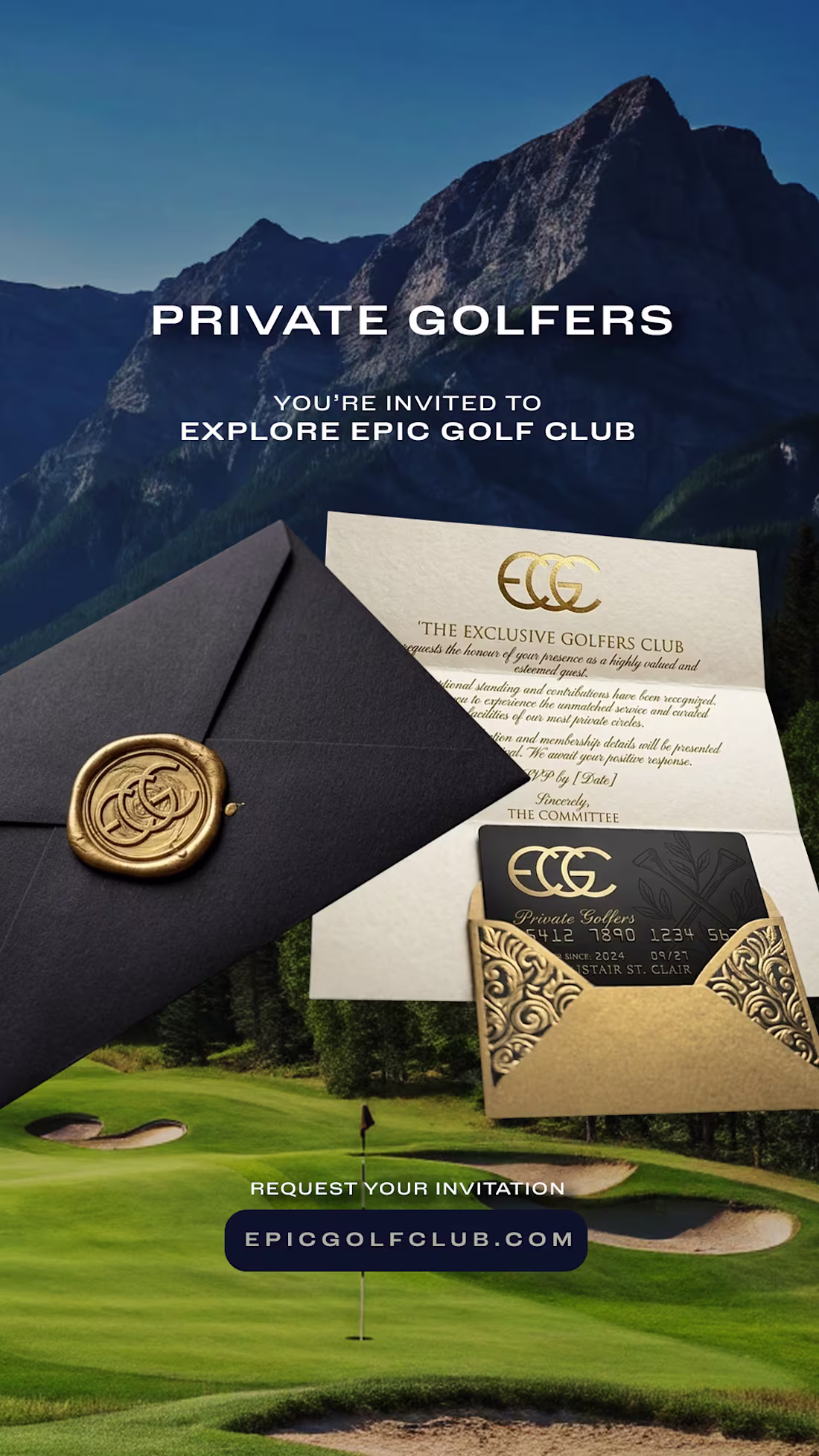 Cover image for Designing exclusivity. ✒️✨
For the @epicgolfclub