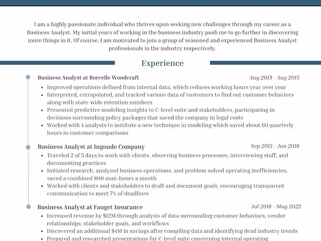 Cover image for Executive Resume Revamp for Industrial Director