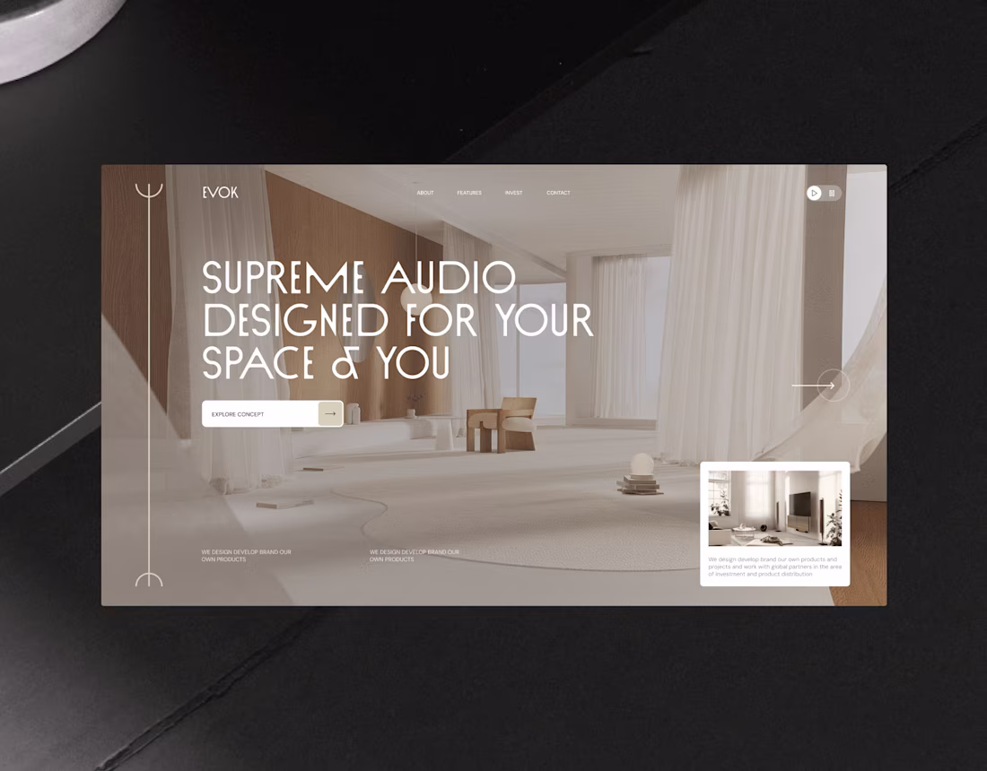 Cover image for EVOK Website & Branding