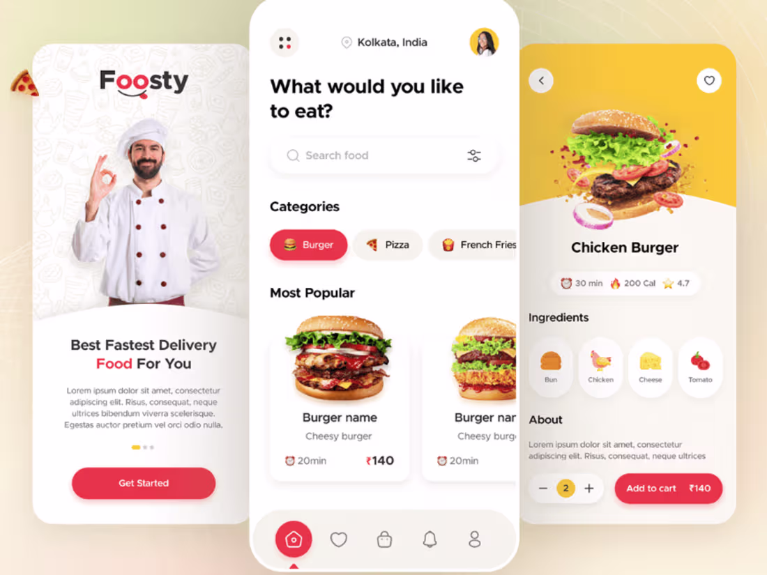 Cover image for Foosty App UI Design