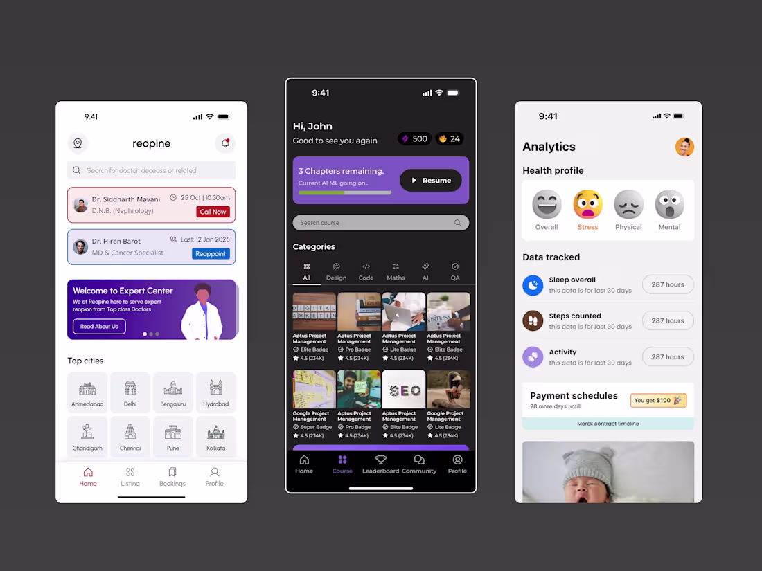 Cover image for Mobile App Design | UI,UX Product Design