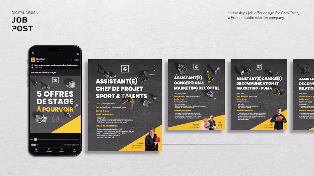 Cover image for Job Post Design and Logo Redesign