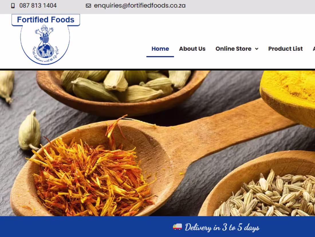 Cover image for Fortified Foods - SEO SEM and SMO