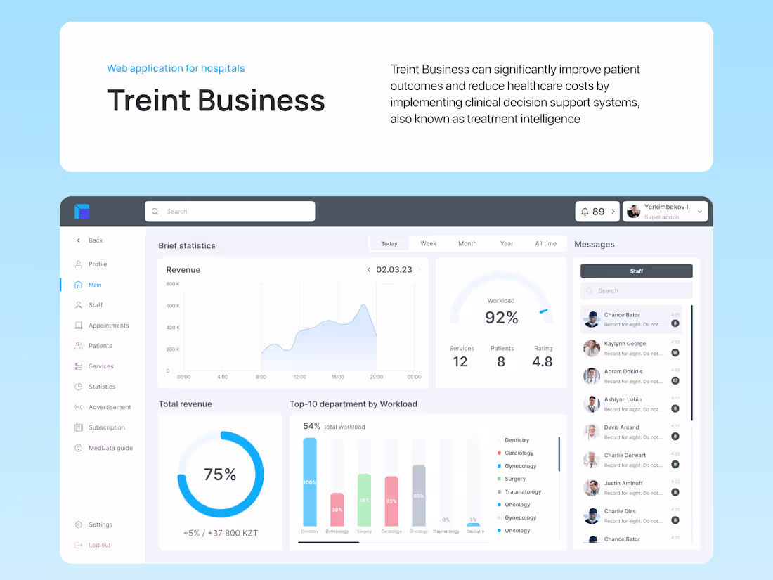 Cover image for Treint Web Application