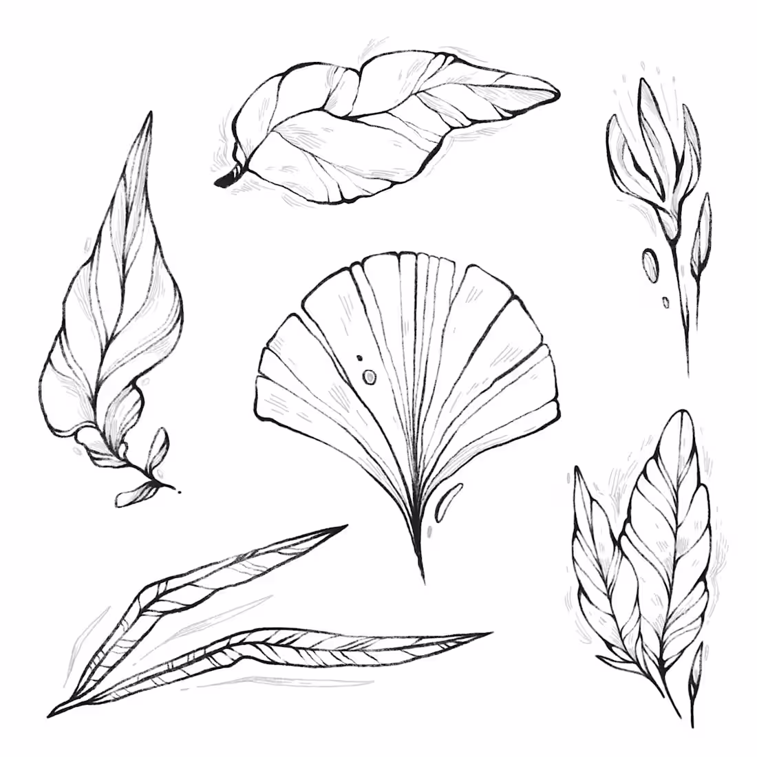 Cover image for black and white floral tattoo designs🌿