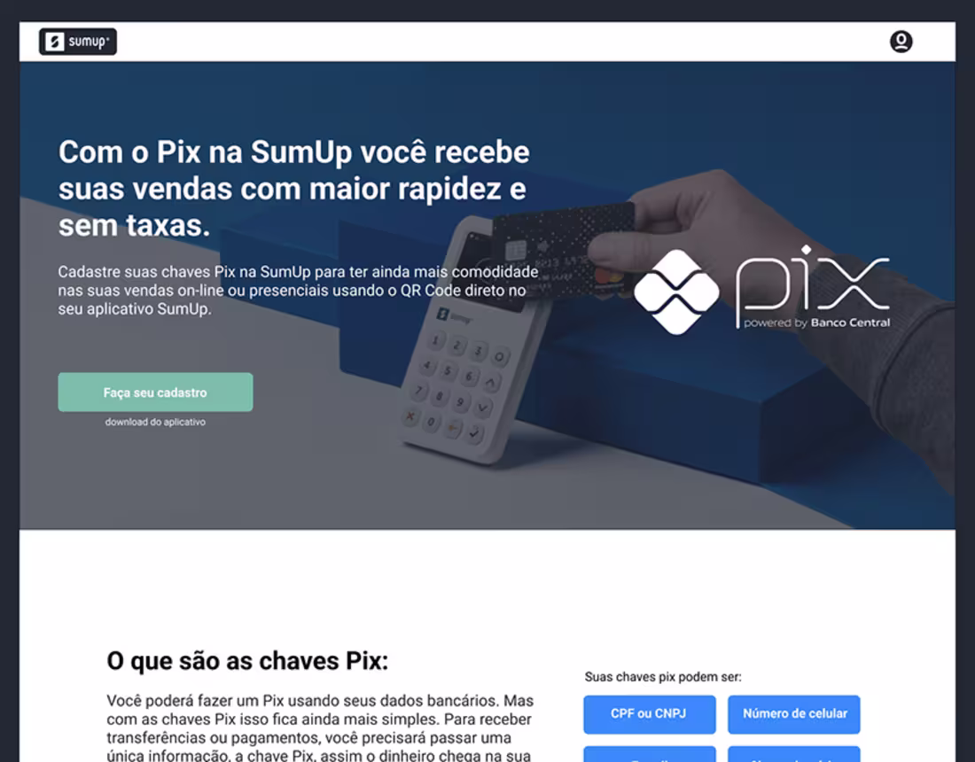 Cover image for Projeto PIX na SumUp (1) | Images :: Behance