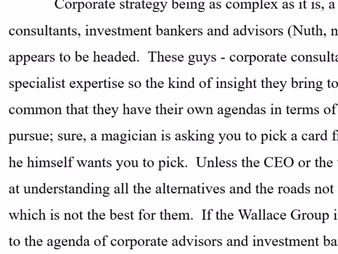 Cover image for Business Policy Project 