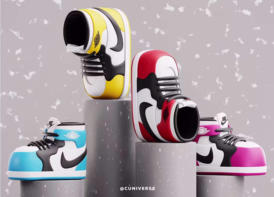 Cover image for My Latest 3D Creation: Nike Air Jordan Sneaker