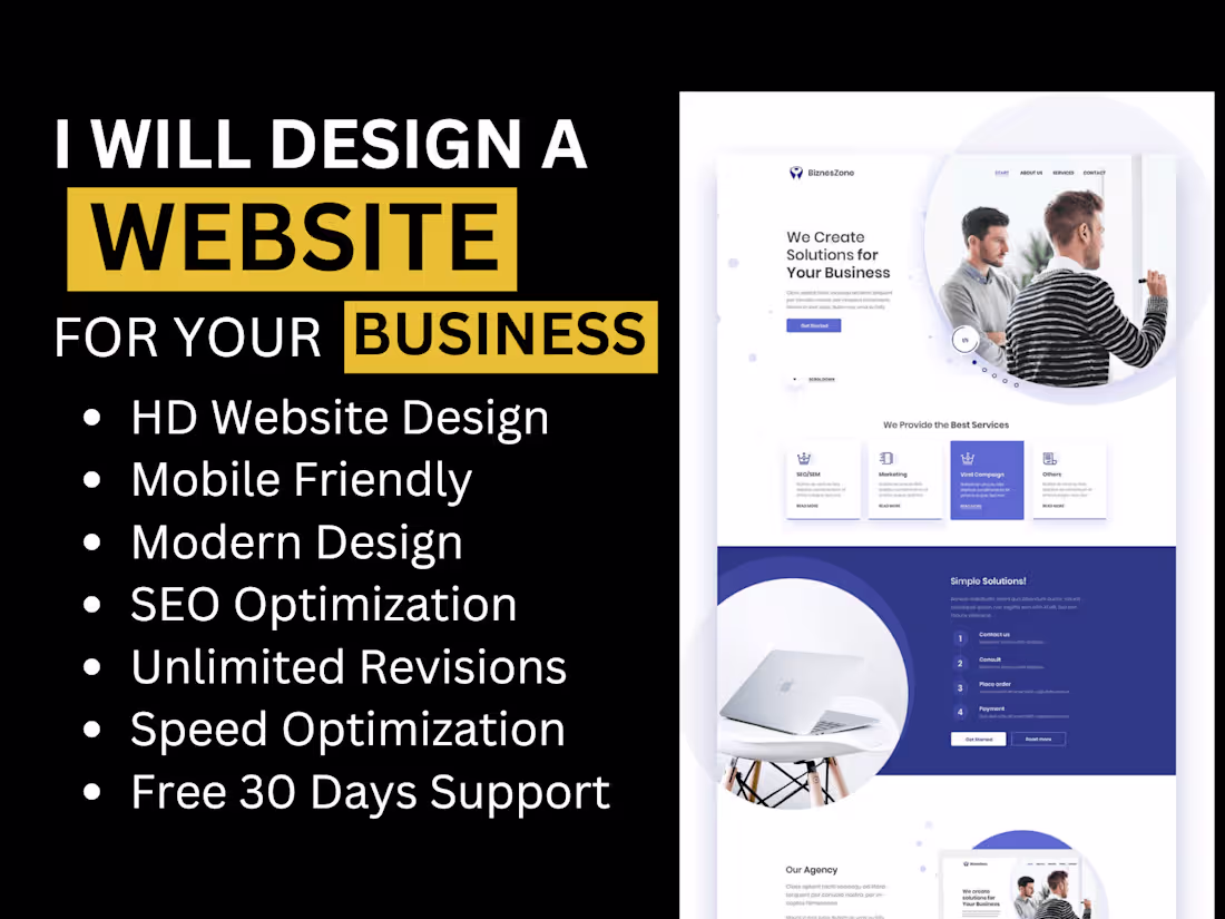 Cover image for Custom Website Design and Development