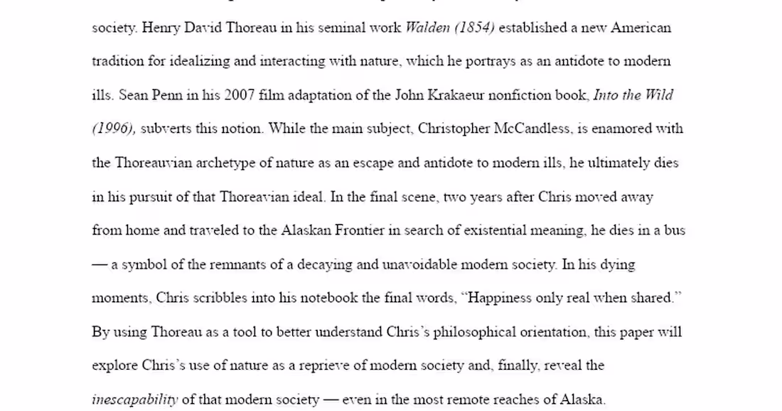 Cover image for Into The Wild: Romanticizing Nature in Modern Context