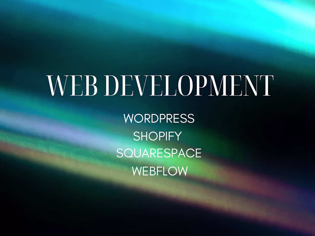 Cover image for Custom Web Development | WordPress, Shopify, Webflow, Squarespac