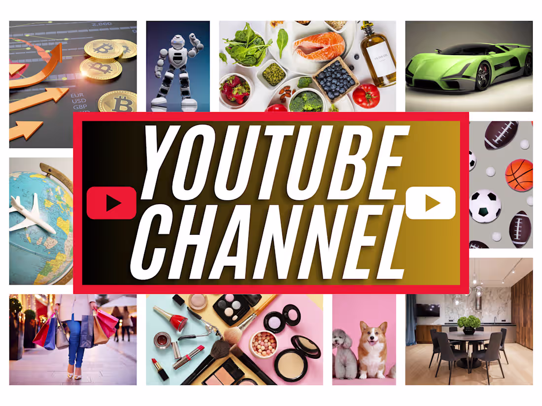 Cover image for Give you 1 YouTube channel with 1K subscribers