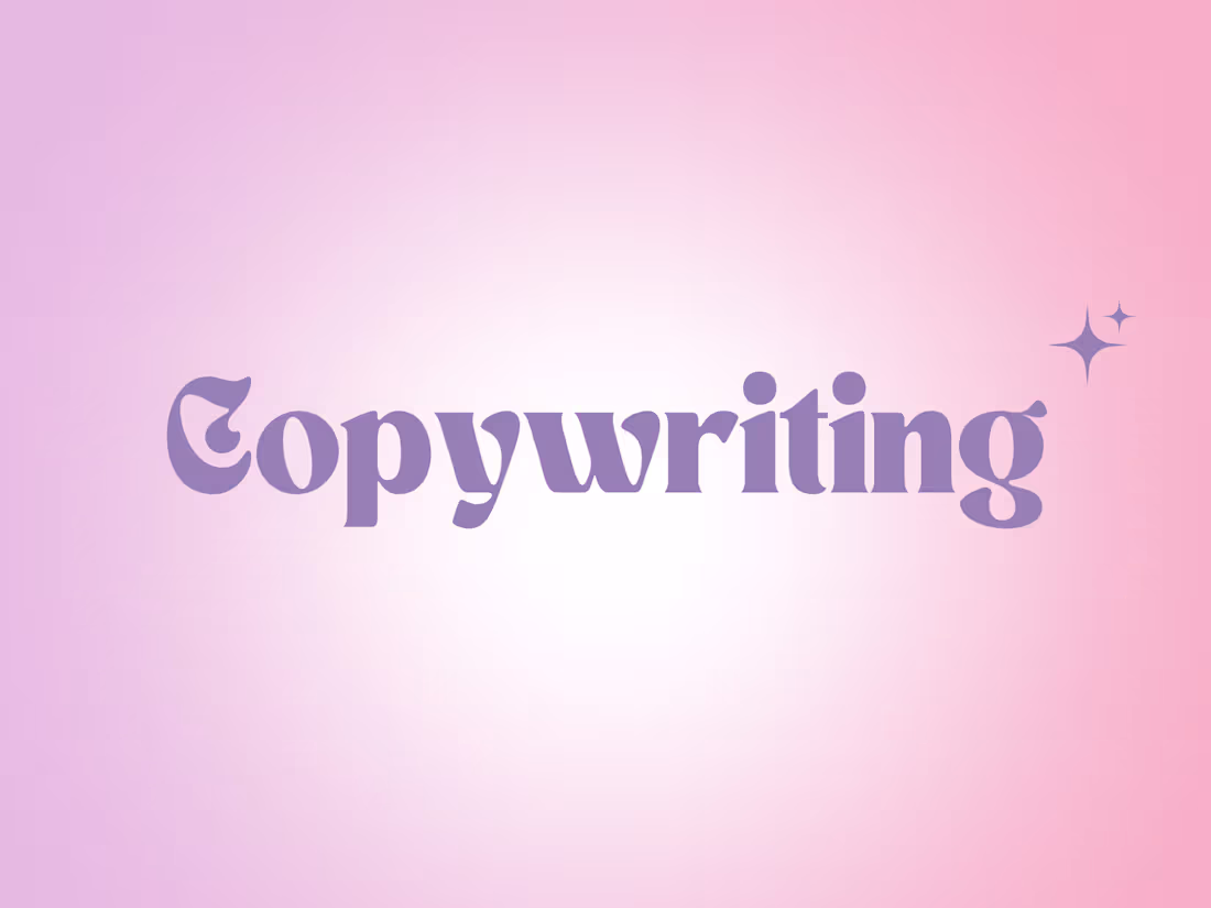 Cover image for Copywriting - using words to engage and inspire. ✨