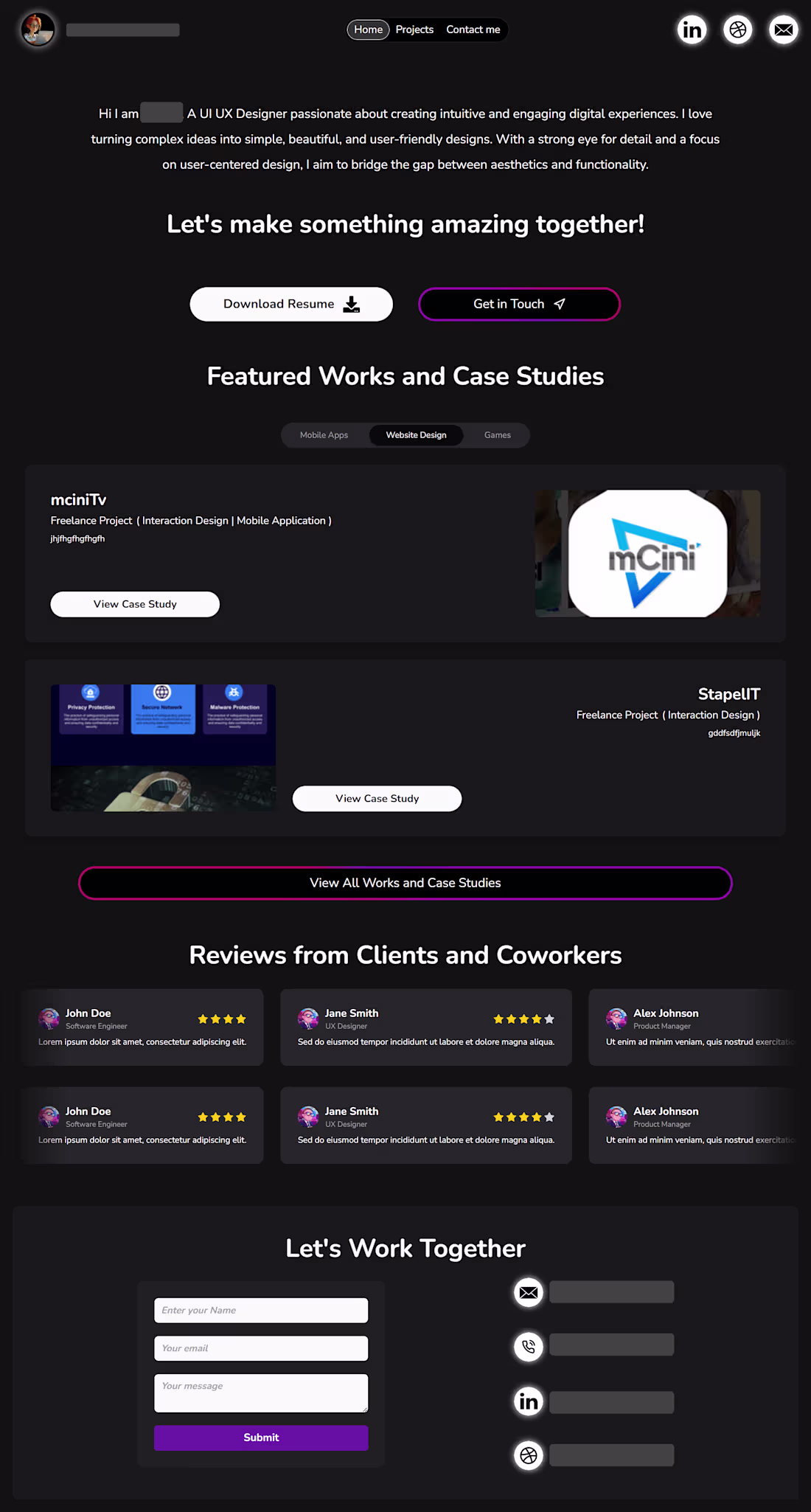 Cover image for Designer Portfolio