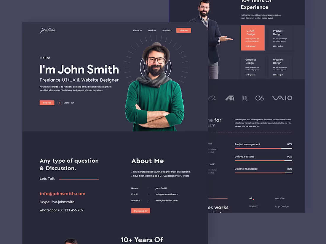 Cover image for Portfolio Websites