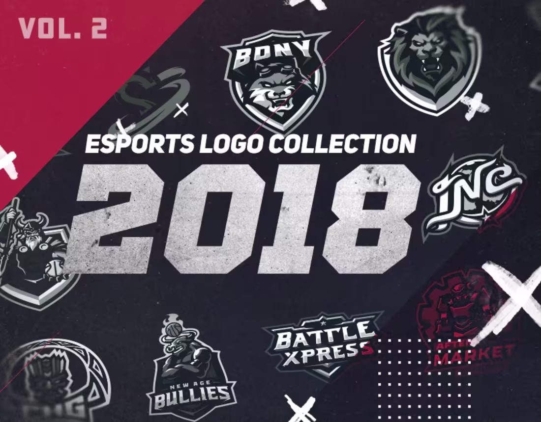 Cover image for 2018 eSports Logo Collection vol. 2