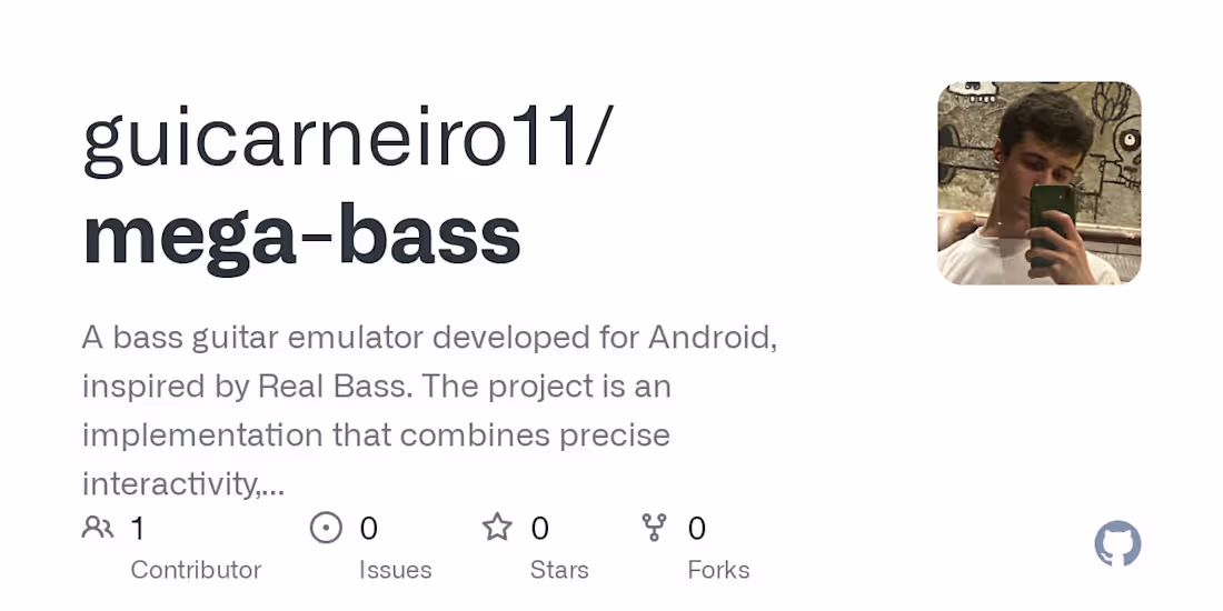 Cover image for Mega Bass - Android Bass Guitar App