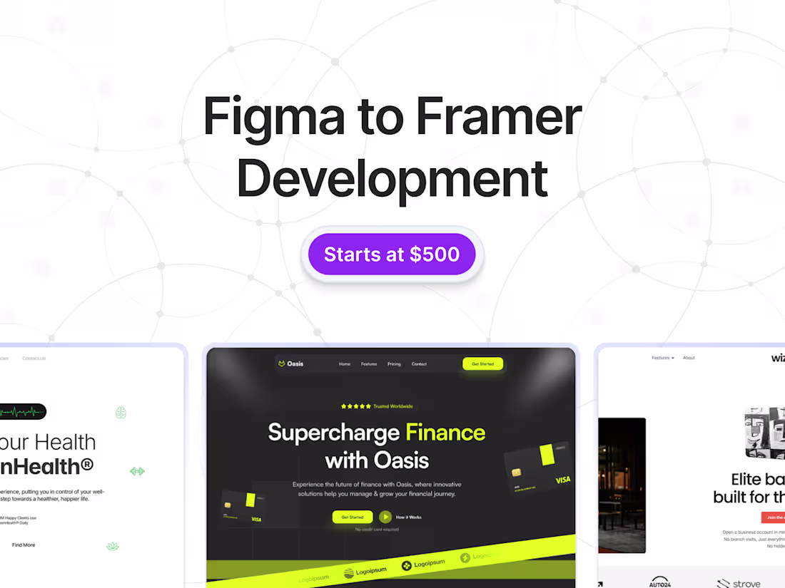 Cover image for Figma to Framer