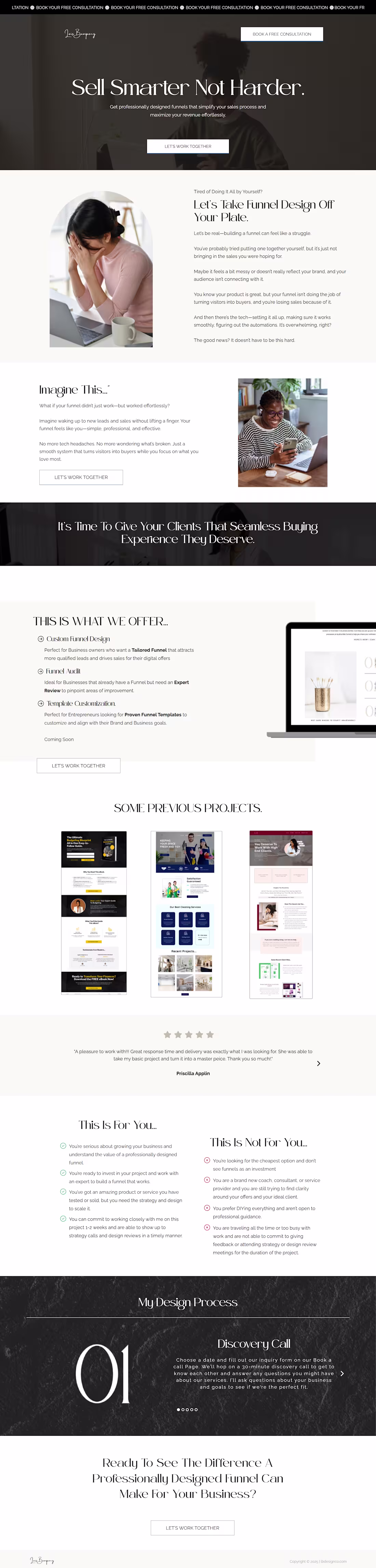 Cover image for Custom Funnel Designer Website