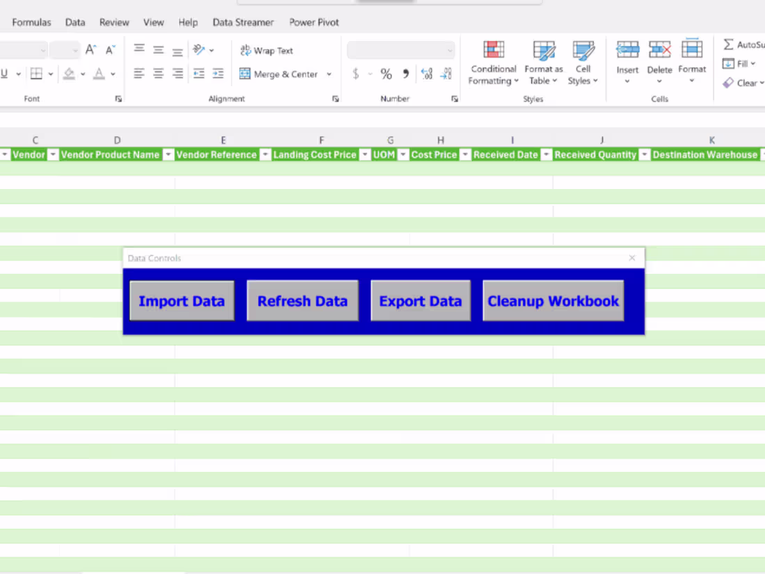 Cover image for Excel ETL Workbook