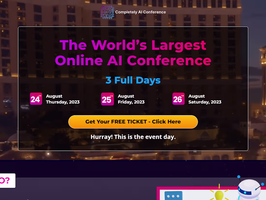 Cover image for Completely AI Conference