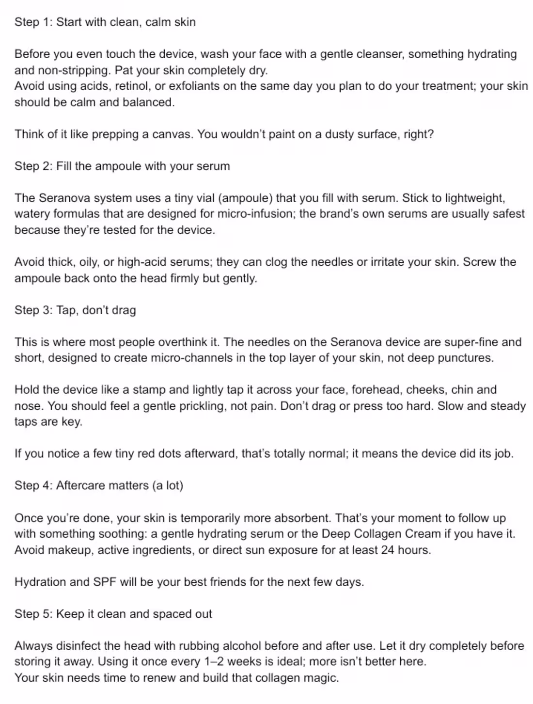 Cover image for I wrote this user guide blog post for Seranova a beauty and ...