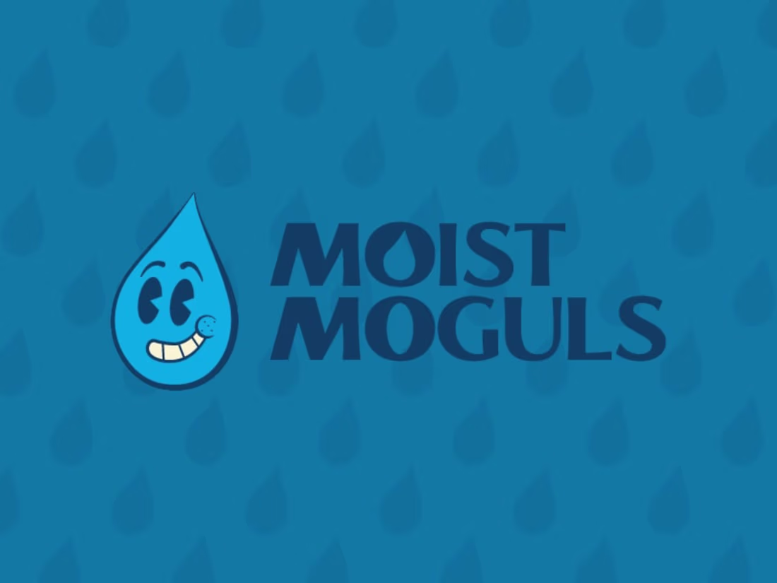 Cover image for Moist Moguls Logo