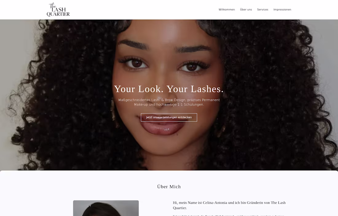 Cover image for The Lash Quartier – Premium Beauty Website