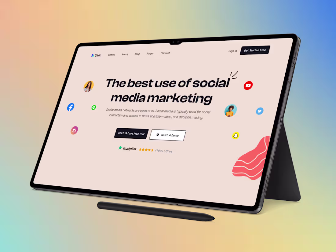 Cover image for Landing Page on Framer