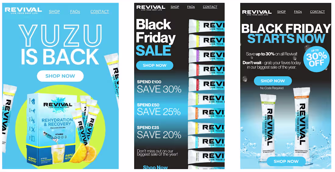 Cover image for A few email campaigns I