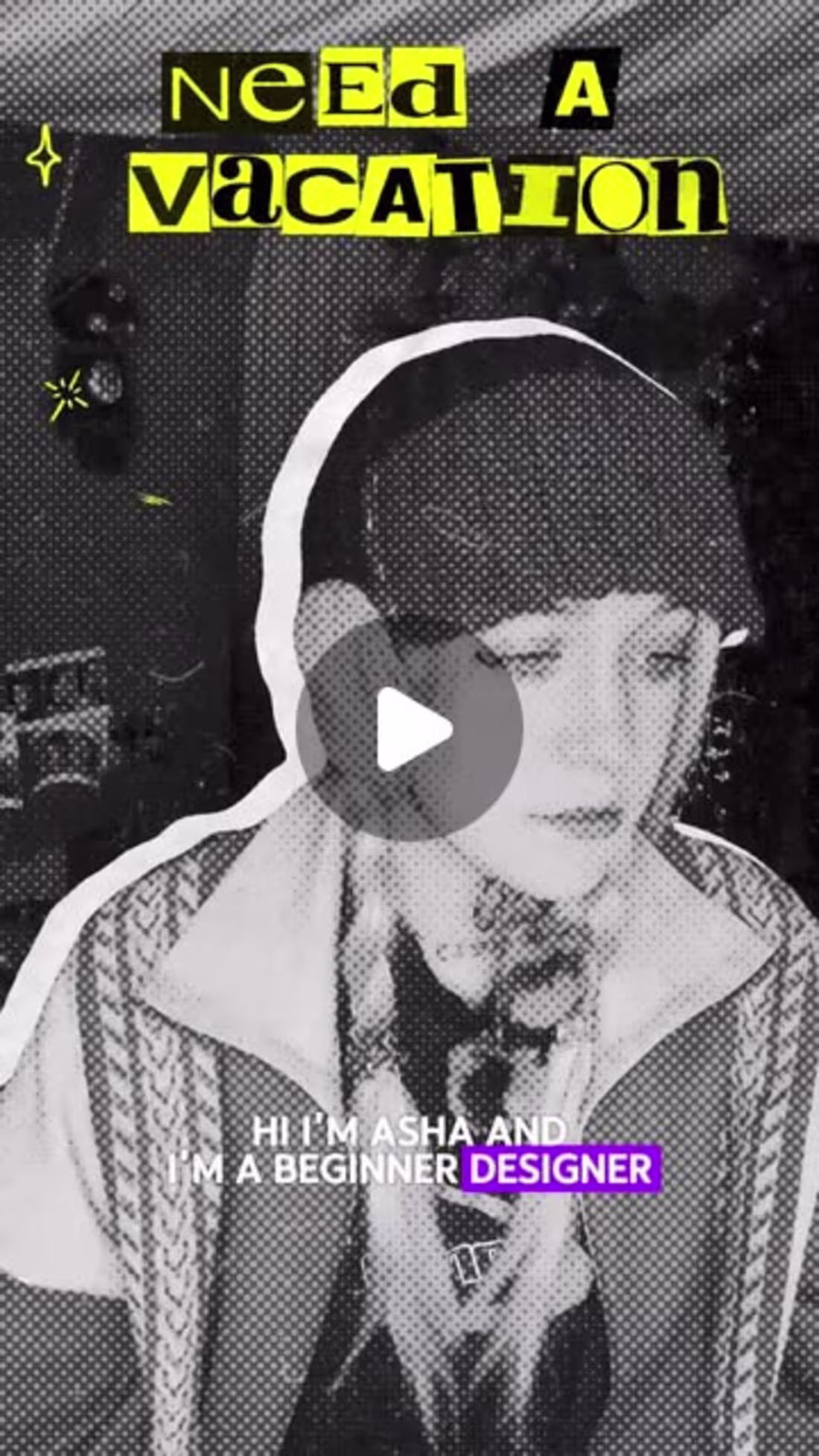 Cover image for Hi. I’m Asha. A designer with a slight taste for chaos