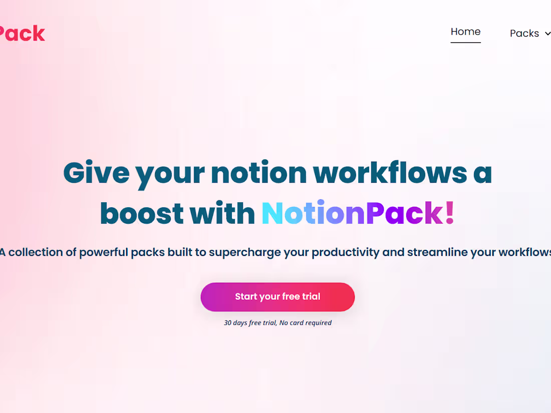 Cover image for NotionPack