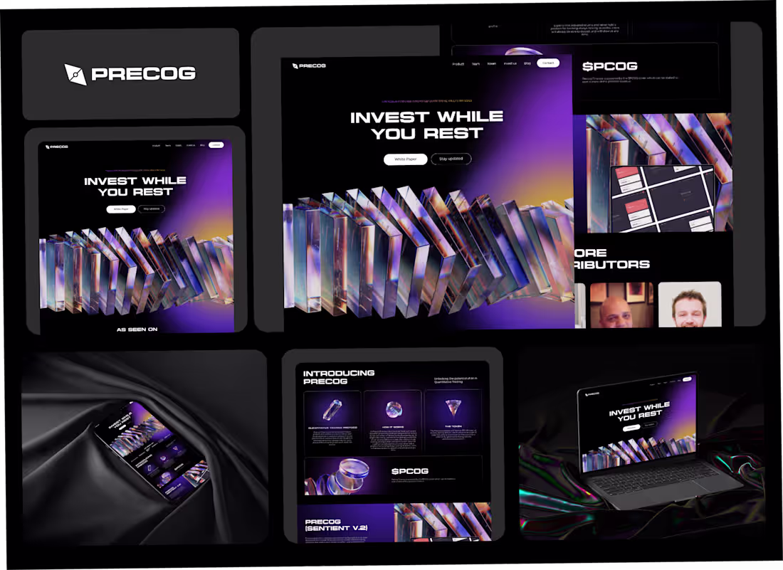 Cover image for Precog Modern Webflow Website Development