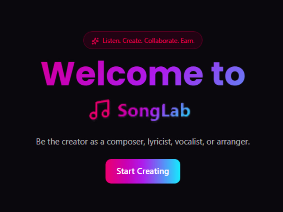 Cover image for Meet SongLab — Where anyone can Listen, Create, Collaborate,...